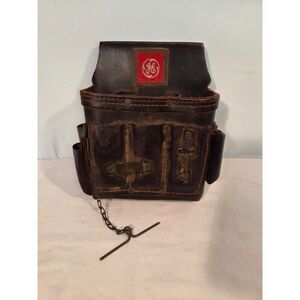 Vintage GE Leather Tool Belt – General Electric CC-526-GE Industrial Utility